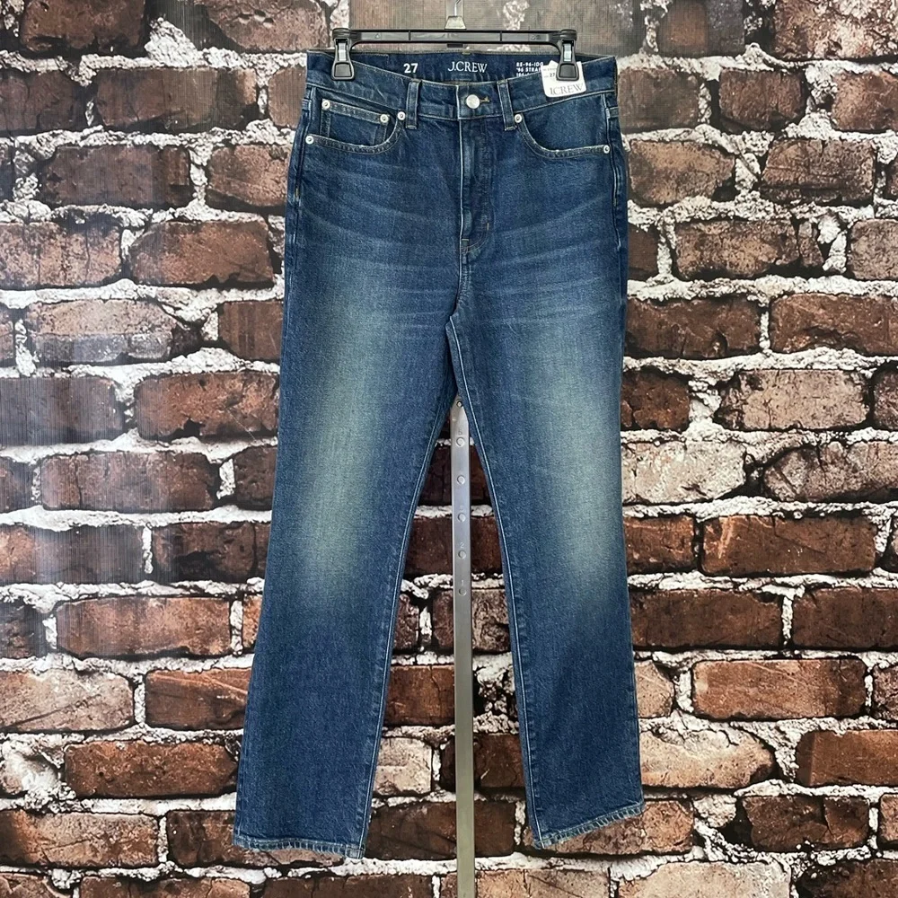 J. Crew Jeans Rerelease ‘96 Straight Leg NWT Blue Denim Size 27